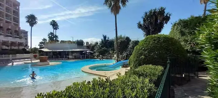 Cosy Blue Classe 2 Etoiles Piscine Parking Clim Terrasse Cannes Apartment